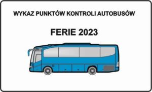 Read more about the article Ferie zimowe: zgłoś autobus do kontroli