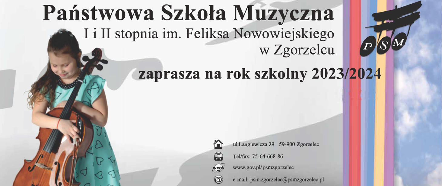 Read more about the article Trwa rekrutacja do Państwowej Szkoły Muzycznej w Zgorzelcu