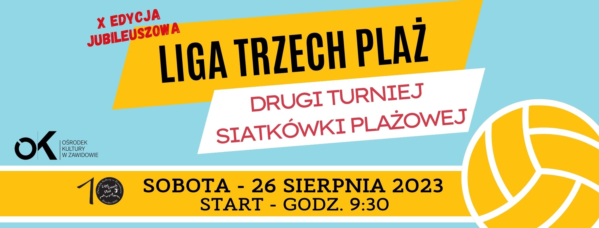 Read more about the article ZAWIDÓW – Drugi Turniej Siatkówki Plażowej w ramach Ligi Trzech Plaż