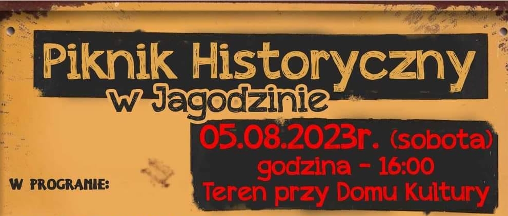You are currently viewing WĘGLINIEC – Pierwszy Piknik Historyczny w Jagodzinie!