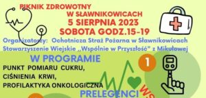 Read more about the article Piknik zdrowotny w Sławnikowicach