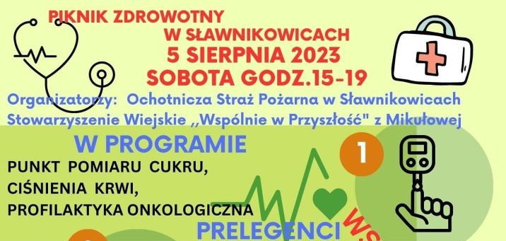 You are currently viewing Piknik zdrowotny w Sławnikowicach