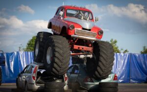 Read more about the article Już w najbliższy poniedziałek pokazy kaskaderskie Monster Truck Show Chaloupka. Musicie to zobaczyć!