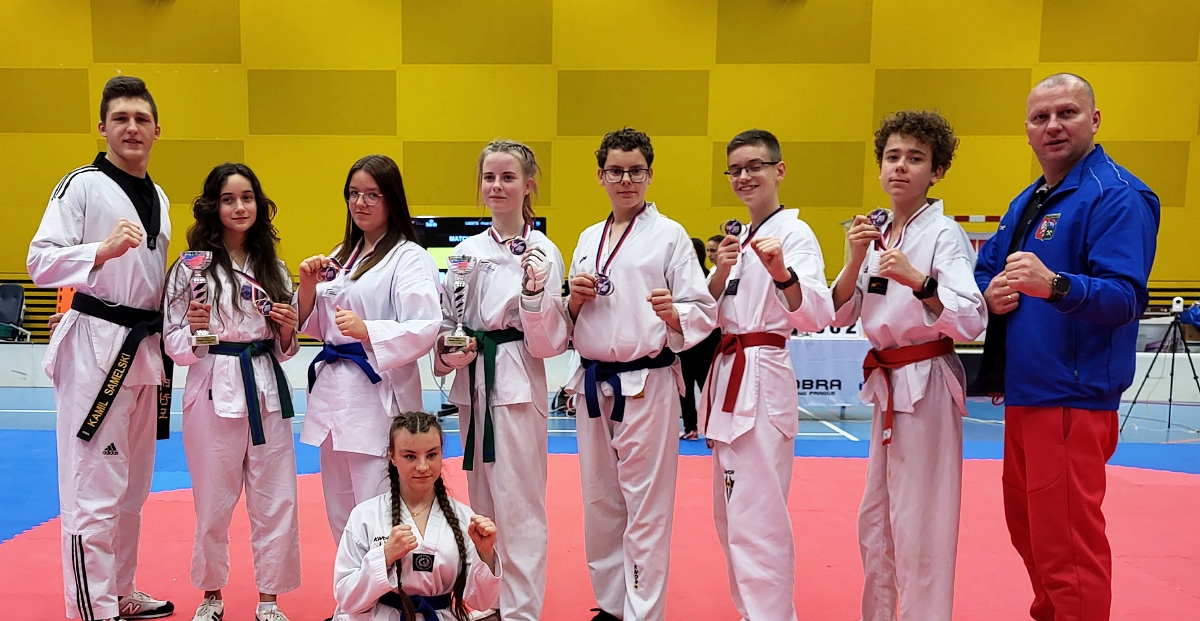 You are currently viewing Bogatyńskie taekwondo z medalami z Pragi