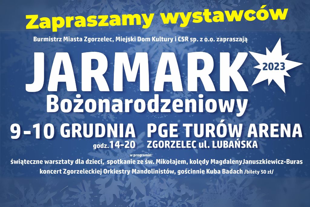You are currently viewing Zgorzelecki Jarmark Bożonarodzeniowy czeka na wystawców