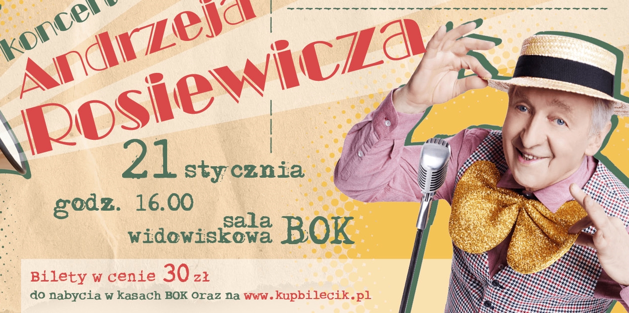 Read more about the article BOGATYNIA – Koncert Andrzeja Rosiewicza