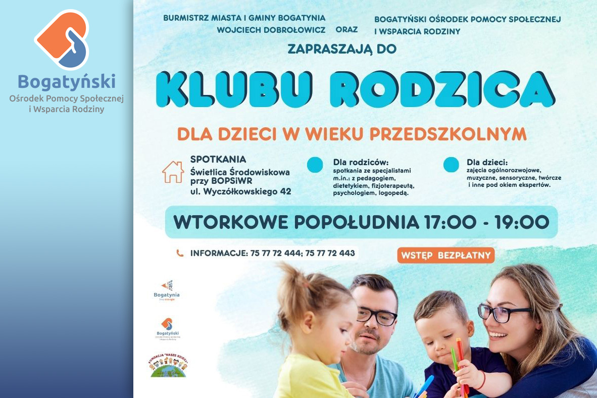 You are currently viewing BOGATYNIA – Zaproszenie do Klubu Rodzica
