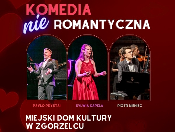 Read more about the article MDK w Zgorzelcu zaprasza na spektakl muzyczny KOMEDIA (NIE) ROMANTYCZNA