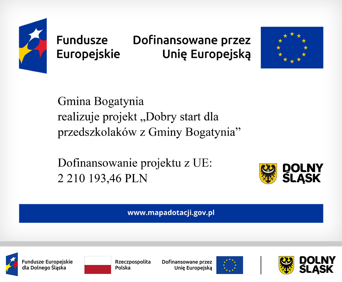 Read more about the article BOGATYNIA – „Dobry start dla przedszkolaków z Gminy Bogatynia”