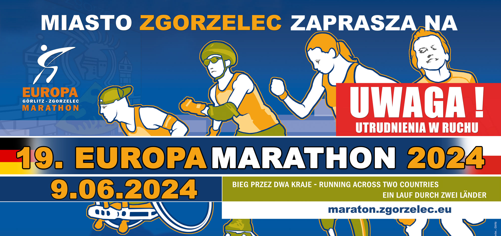 Read more about the article Europamarathon 2024 – informacje ogólne i utrudnienia w ruchu