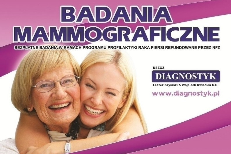Read more about the article BOGATYNIA – Badania mammograficzne – 8 maja